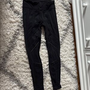 lululemon athletica Textured Black Leggings